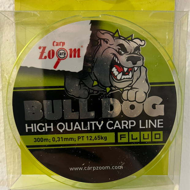 Bull-Dog Carp Line Fluo gelb in 300 und 1000m